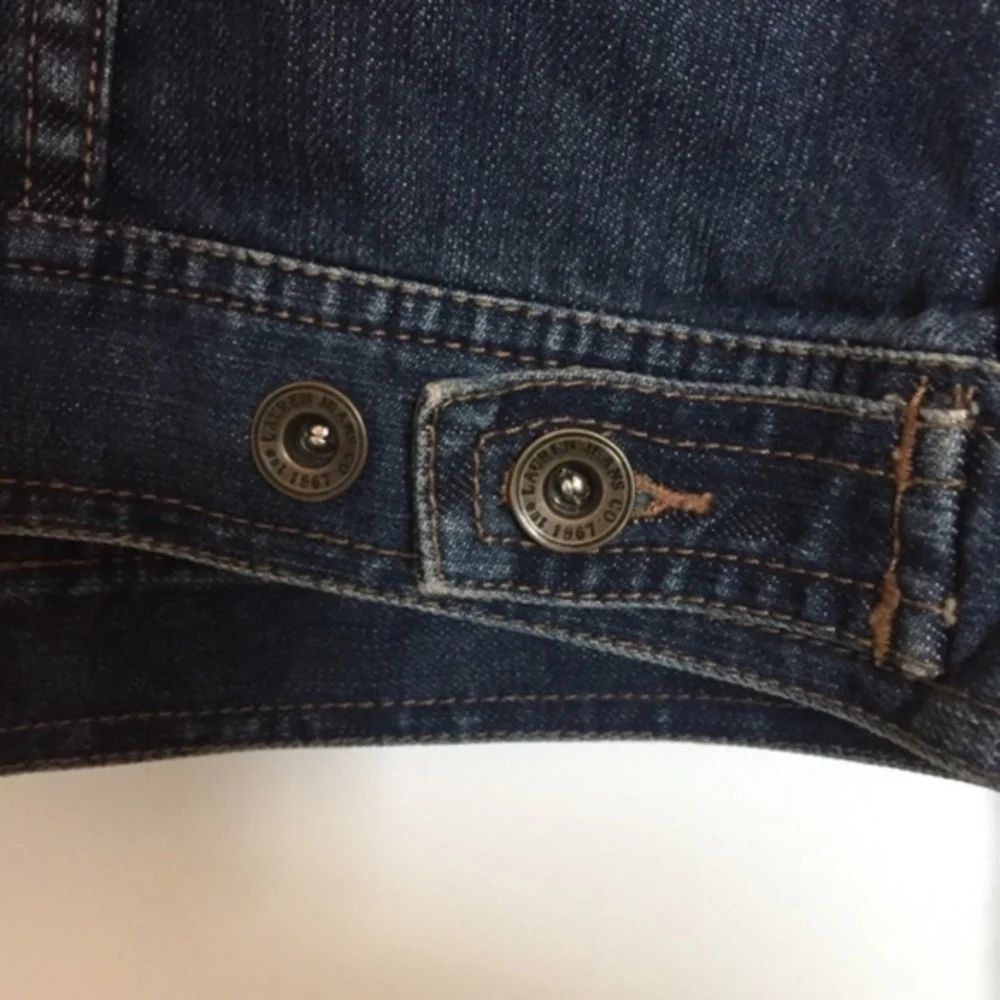 Ralph Lauren Premium denim cropped jean jacket size small - Picture 6 of 6